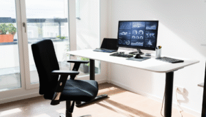 Chaise ergonomique adaptée pour un bureau confortable et productif