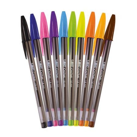 Pack 10 Stylos BIC Ambassador – Couleurs Variées