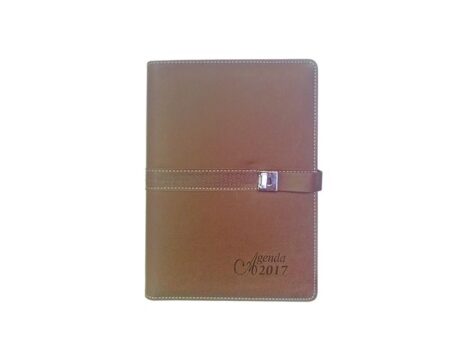 Agendas - Journalier - Marron