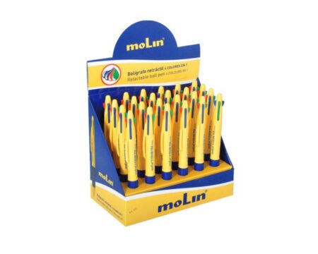 Stylo Bille 4 en 1 – Multi-couleurs Pratique