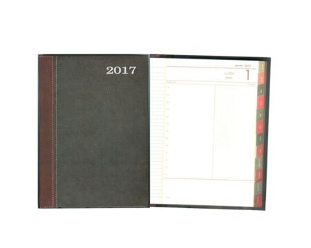 Agendas - Journalier - Marron