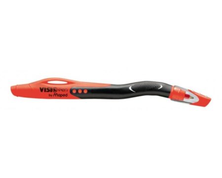 Stylo bille MAPED Visio pen pour gaucher Rouge